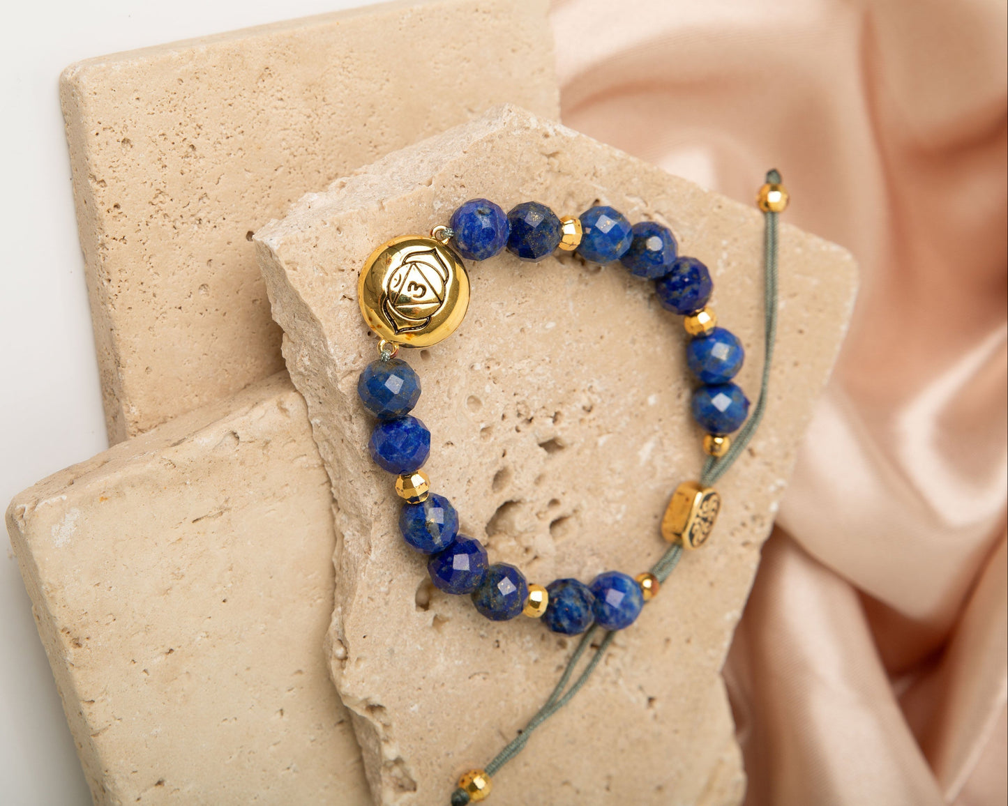 Brow Chakra Lapis Lazuli Psychic Protection & Wisdom Bracelet