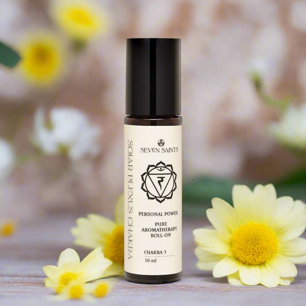 SOLAR PLEXUS Chakra 3 Pure Aromatherapy Roll On Essence 10ml