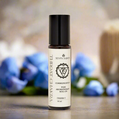 THROAT CHAKRA 5 Pure Aromatherapy Roll On Essence 10ml