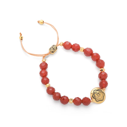 Sacral Chakra Carnelian Abundance & Creativity Bracelet