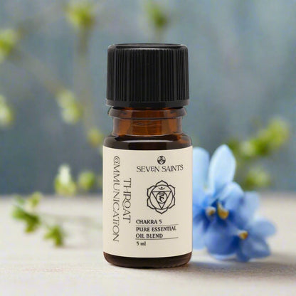 THROAT CHAKRA 5 100% Pure Aromatherapy Oil Balancing Blend, 5 ml