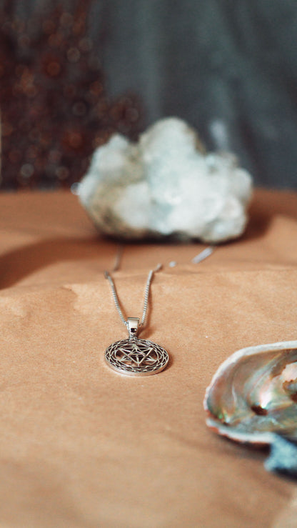 Merkaba Star, Light Body Activation Necklace, Rose Gold