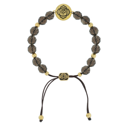 Root Chakra Smokey Quartz Grounded Energy and Calm Bracelet