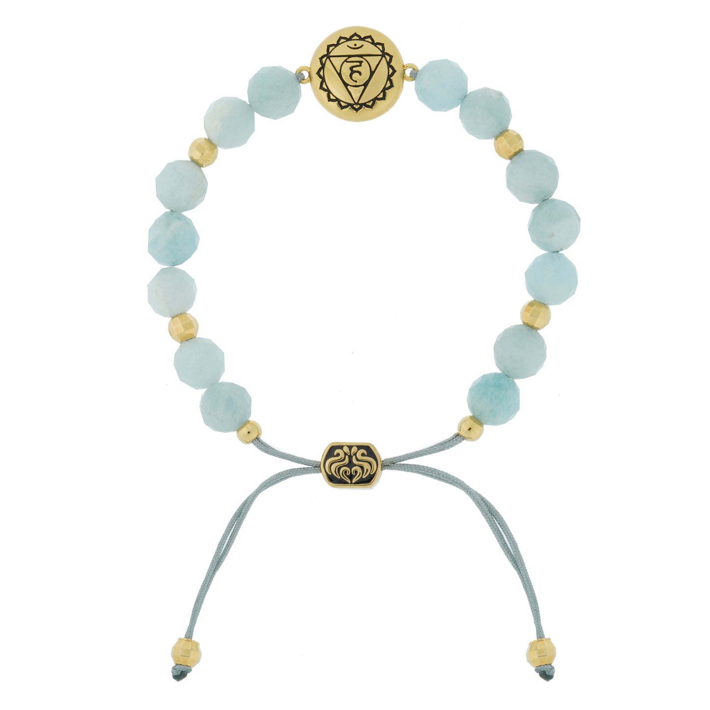 Throat Chakra Aquamarine Inner Peace & Tranquility Bracelet