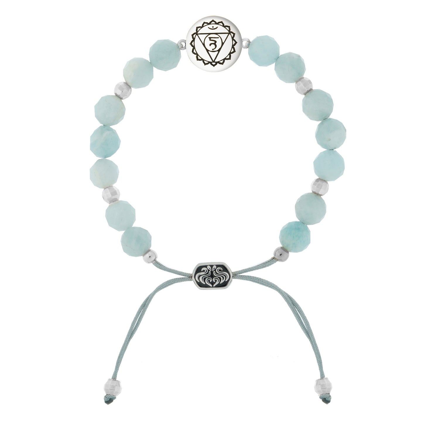 Throat Chakra Aquamarine Inner Peace & Tranquility Bracelet