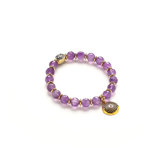 Crown Chakra Activation Bracelet Amethyst