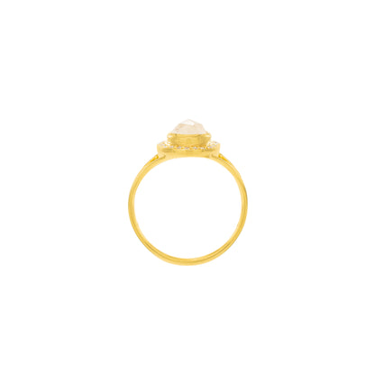 Moonstone Goddess Glow Ring, 18k Gold, Seen in Vanity Fair UK